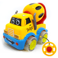 包邮力天正品 儿童玩具车遥控车工程车搅拌车 益智玩具儿童节礼物