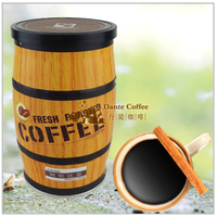 诺曼地橡木桶哥伦比亚咖啡豆进口原装新鲜烘焙现磨咖啡粉桶装300g