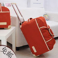 旅行包男女拉杆包大容量特价包邮韩版出差包行李包复古休闲旅游包
