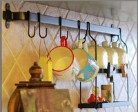 欧式田园家居 时尚 铁艺厨房架 置物架 调味架 厨房挂架 壁挂