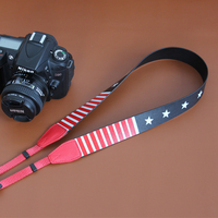 美国队长 个性相机背带肩带 皮舒适微单反相机带 相机绳挂脖减压