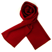 新年中国红本命年男士围巾女秋冬季正大红色羊毛绒年会礼品定制长