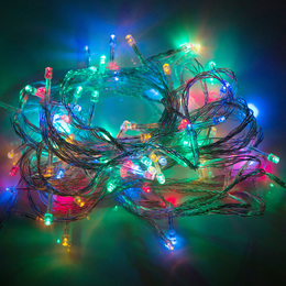 圣诞树装饰LED灯光圣诞树灯泡灯串带控制器圣诞节日灯光装饰品灯