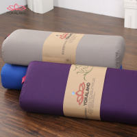 优卡莲专业方形瑜伽抱枕 抗菌环保棉瑜伽枕头 倒立伸展辅助用具