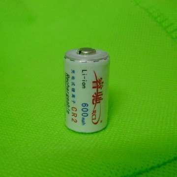 睿驰 3V CR2充电电池锂离子充电电池600mah，有专用充电器配