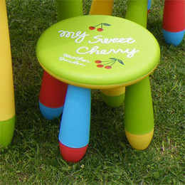 儿童凳/学习凳/塑料凳/儿童餐凳/樱桃圆凳/幼儿园宝宝圆凳
