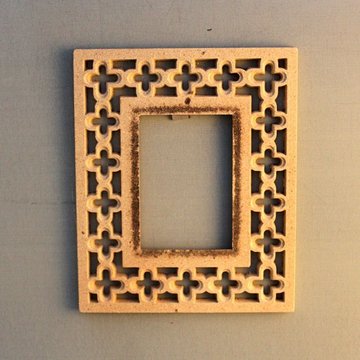 馨迪维拉 家居个性原始材料自彩绘相框 木制压制品工艺品相框架