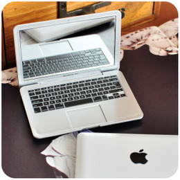 镜子台式 苹果笔记本造型 macbook air 造型便携随身 折叠化妆镜