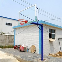 包邮户外篮球架标准篮球架固定式成人篮球架地埋篮球架室外篮球架