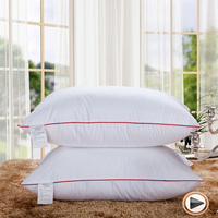 五星级酒店枕芯批发 特价羽丝枕芯 超细纤维枕头 学生单人枕头芯