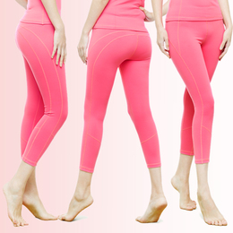 fashionyoga凡圣瑜伽服下装立体线条感塑型八分裤F01711多色可选