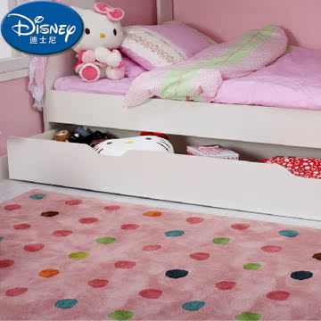 酷漫居儿童床底收纳储物拖箱 迪士尼高低/上下床子母床拖箱 拖床