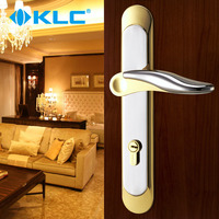 KLC 欧式简约室内房门锁 超长面板 别墅室内门锁 卧室门锁 伊黛