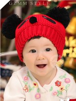 2014韩版针织帽1-2-3岁冬季婴儿帽儿童宝宝毛线帽男童女童保暖帽