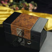 【结婚礼物】2013新款高档实木珠宝盒 结婚嫁妆礼品 仿古首饰盒