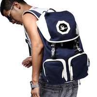 歌瑞2013新品韩版双肩包男女中学生书包运动包旅行背包水桶包包潮