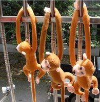 特价 长臂猴会发声的长尾猴子公仔小猴子毛绒玩具响猴子礼物批发