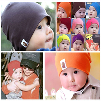 婴儿帽子可爱糖果帽新生儿男女宝宝帽子秋冬款纯棉双层保暖套头帽