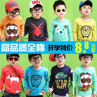特价2015韩版新款童装衣服儿童男女童宝宝T恤纯棉 台4长袖打底衫