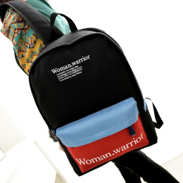 时尚韩版女包2013新款帆布背包中学生书包双肩包女潮学院风旅行包