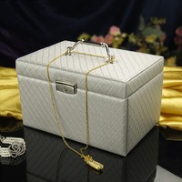 首饰盒 木质 欧式公主饰品盒 珠宝化妆盒 结婚礼物 珠宝首饰盒