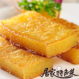 广式点心黄金糕 椰汁黄金糕 传统糕点 煎炸蒸酸酸甜甜 400克/包