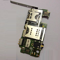 金立V185 拆机原装主板 小板 摄像头 SIM卡槽 感应器 信号天线