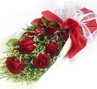 红色情人*11朵红玫瑰新疆乌鲁木齐鲜花速递送花情人节鲜花预定