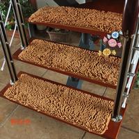 雪尼尔地毯 楼梯垫踏步垫 防滑地垫 转角平台垫楼梯垫特价可定做