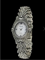 正品老银匠SWA1003手表Sycd女士手链表925银表石英表复古手表包邮
