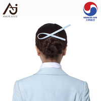 韩国 韩亚空姐制服职业套装  大韩航空制服 发饰 头花 发夹 头饰