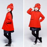 韩国亲子帽 女宝宝帽子韩版女童儿童帽子秋冬款冬天小孩帽毛线帽