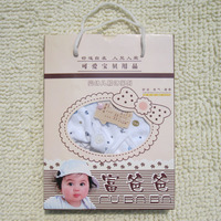 包邮新款对襟婴幼儿套装纯棉新生婴儿礼盒五件套0-3个月内衣套装