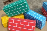环境布置材料 幼儿园积木益智玩具组装搭建建构儿童仿真纸砖积木