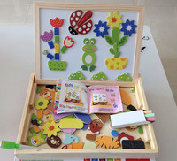 磁性拼图拼拼乐玩具2-7岁小孩子幼儿童节启蒙益智力礼物积木画板