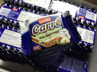 【包邮】德国 carre/卡若斯 巧克力榛子威化饼干 10块装 250g