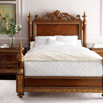 Corner House|高端定制家具|欧法式美式新古典欧式卧室实木大床