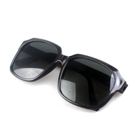 批发大框劳保眼镜玻璃镜片 防沙尘眼镜 电焊工烧电焊眼镜 防护镜