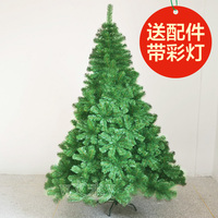圣诞节装饰用品豪华加密圣诞树1.8米680头特密裸树180cm橱窗布置