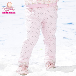 丑丑婴幼 女宝宝冬季新款时尚保暖长裤
