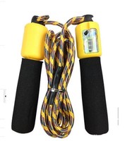 包邮儿童学生考试专业计数跳绳握力器可调长度跳绳健身体育用品