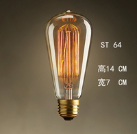 爱迪生灯泡E27螺口 40w 玻璃造型钨丝灯复古个性创意装饰灯泡