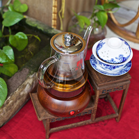 康善礼茶壶 电磁煨茶炉 善礼壶 黑茶专用 玻璃茶壶套装 煮茶壶