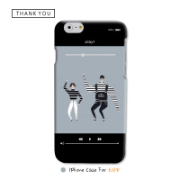 原创3months韩国iPhone6保护套6plus苹果5s情侣手机4.7磨砂硬壳潮