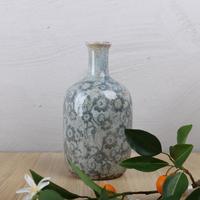灰色印花/复古仿古做旧冰裂纹/创意陶瓷/花瓶花盆花器摆件
