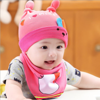 韩版初生新生儿0-3个月婴儿帽子1岁女宝宝纯棉冬季公主胎帽6-12男