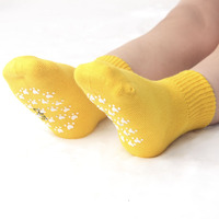 纯棉宝宝袜子 秋冬季无骨地板防滑儿童袜 6-12个月婴儿袜子1-3岁