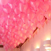 婚庆用品 结婚生日聚会婚礼婚房韩式圆形彩色气球 加厚珠光100个