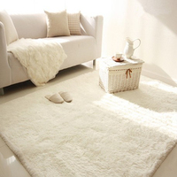 榻榻米长方形丝毛地毯卧室床边毯现代简约客厅飘窗毯玄关满铺定制
