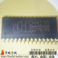 CH423S 16位8段共阴数码管驱动芯片 全新原装    贴片SOP28